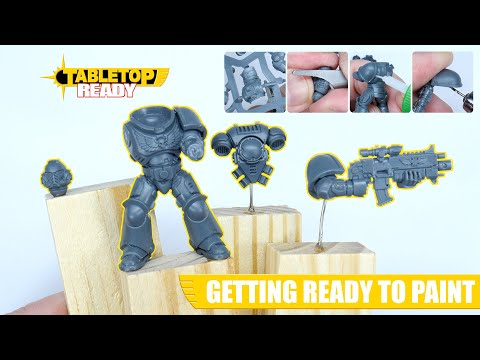How To Build Miniatures and get them ready for painting using Sub-Assemblies Making Painting Easier