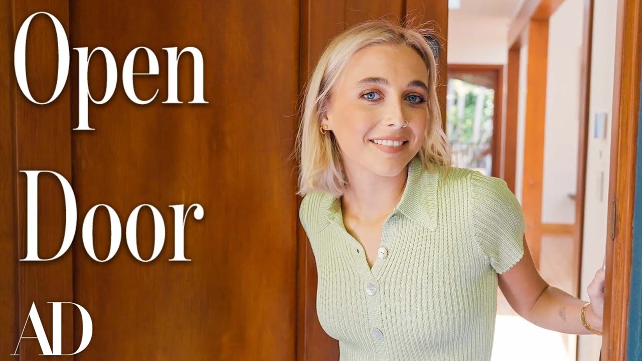 Inside Emma Chamberlain's Radiant New Home | Open Door | Architectural Digest - YouTube