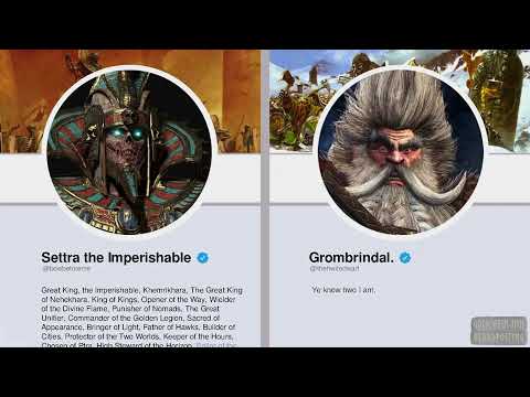 Tomb King titles vs Dwarf titles | Total War Warhammer meme dub