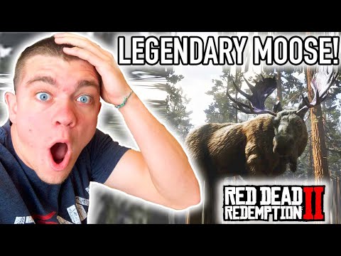 HUNTING THE LEGENDARY MOOSE! Red Dead Redemption 2 Pt.21 - Kendall Gray