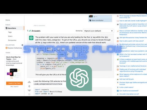 Solve Your Programming Problems With Stackoverflow Plus Chatgpt Plugin