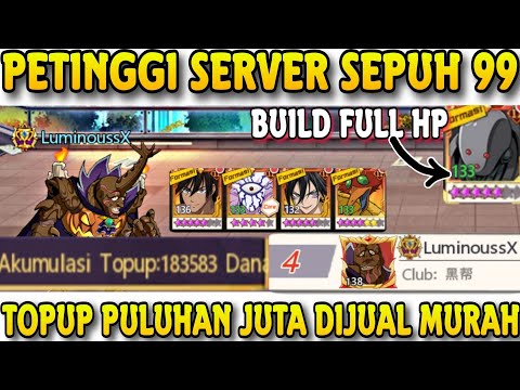 REVIEW AKUN SULTAN PETINGGI SERVER SEPUH🔥TOPUP JUTAAN DIJUAL MURMER - One Punch Man The Strongest