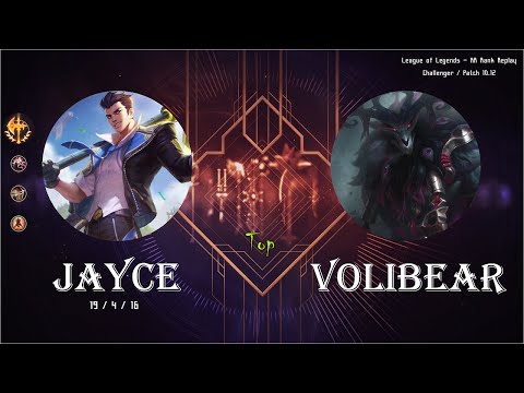 [Top] Jayce vs Volibear - KR Replays (C) / 롤 탑 제이스