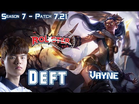 KT Deft VAYNE vs KALISTA ADC - Patch 7.21 KR Ranked