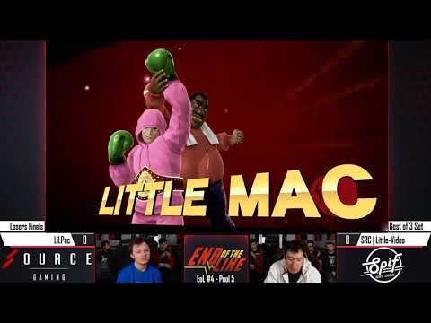 End of The Line 4 Pools - LilPac (Little Mac) Vs. SRC | Little-Video (Ryu)
