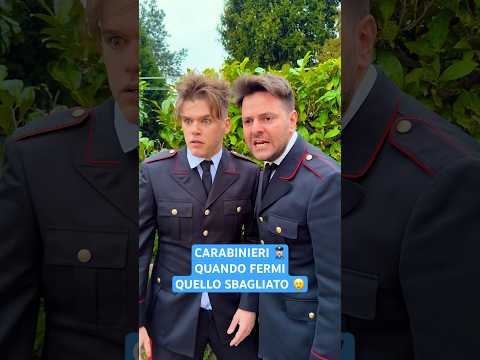 CARABINIERI 👮🏻‍♂️ Quando Fermi QUELLO SBAGLIATO 💪🏻 - iPantellas