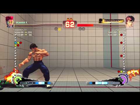 Kyabetsu (Viper) vs inaki0ams (Fei Long) AE2012 Ranked Match *720p HD*