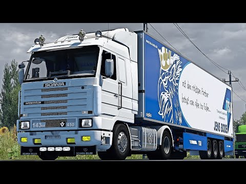 4K | ETS2 1.43 | Hungary Map | Scania 143M V8 | Kiskunlacháza 🇭🇺 󠁧󠁢󠁳󠁣 - Budakalász 🇭🇺