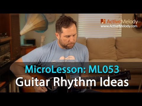 Blues Rhythm Ideas For a 1, 4, 5 Chord Progression - Blues Rhythm Guitar Lesson - ML052