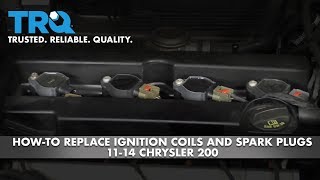 How to Replace Ignition Coils and Spark Plugs 11-14 Chrysler 200