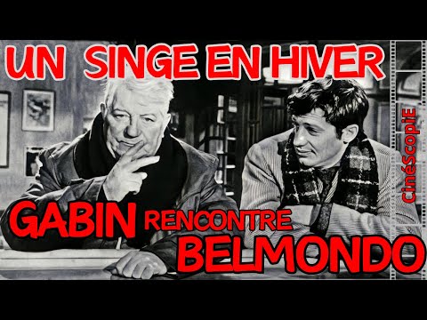 LE FILM PRÉFÉRÉ DE JEAN GABIN, avec JEAN-PAUL BELMONDO : UN SINGE EN HIVER de VERNEUIL et AUDIARD.