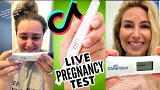 LIVE Pregnancy Test TikTok Compilation you MUST WATCH I'M PREGNANT BFP TTC Tik Tok Videos!