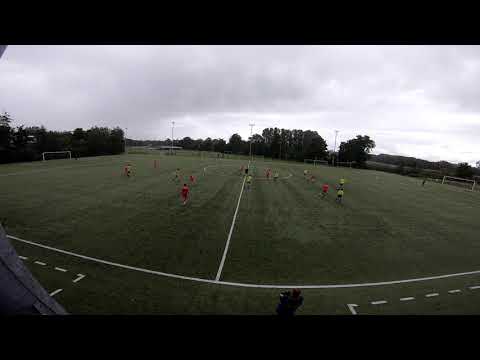 1ste helft RKVV Velsen O.17-1 - VV Bergen O.17-2