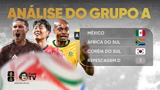 ANÁLISE DO GRUPO A: MÉXICO, ÁFRICA DO SUL E COREIA DO SUL AGUARDAM ADVERSÁRIO DA REPESCAGEM EUROPEIA