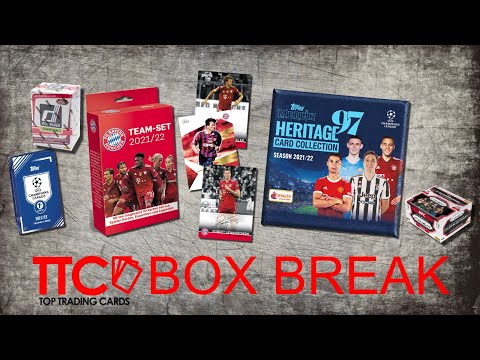 TOPPS BAYERN MÜNCHEN TEAM SET 2021/22 🔥 MERLIN 97 HERITAGE UND MEHR BOX BREAKS ⚽ UNBOXING