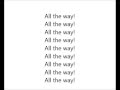 Hedley All the way (lyrics) 