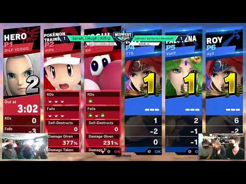 Midwest Arcadian 3 3v3 VIP - Team Hugh Vs. Team Valkyrie SSBU