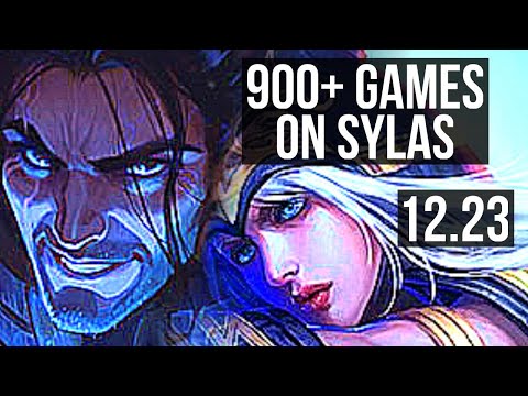 SYLAS & Cho'Gath vs ASHE & Caitlyn (SUP) | 900+ games, 8/4/17 | KR Master | 12.23