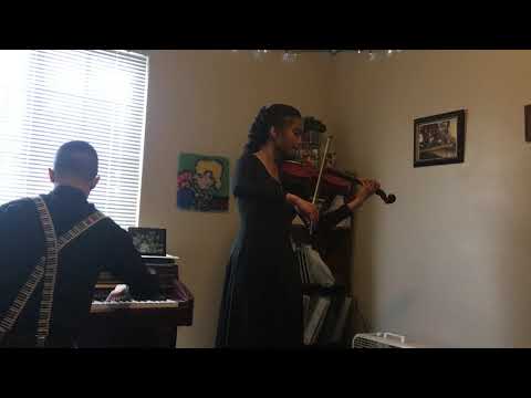 Taya Tippetts/John Sargeant play “Café 1930” (from Piazzolla’s “Histoire du Tango”) for violin/piano