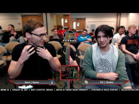 BOPME 16 - Spire | Reeve (Marth) vs. TSI | Shabo (Sheik) - SSBM - Winners R2