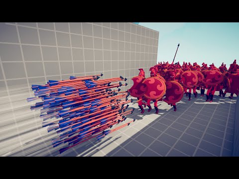 300 SPARTANS vs EVERY GOD in the CORRIDOR ► Totally Accurate Battle Simulator TABS