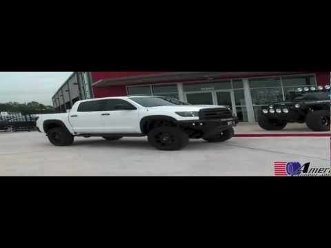 Lifted White Toyota Tundra with Fuel Octane Wheels