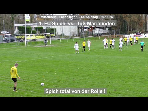Football Landesliga 1 Mittelrhein - 1. FC Spich vs. TuS Marialinden