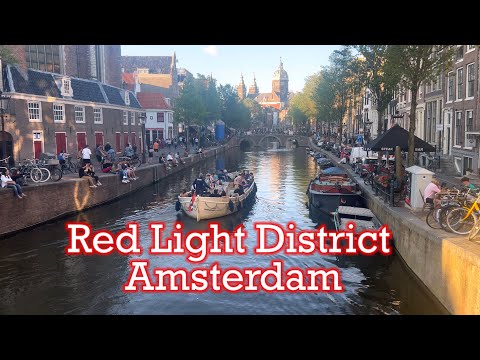 Amsterdam 🇳🇱Red Light District Walking Tour September 2022