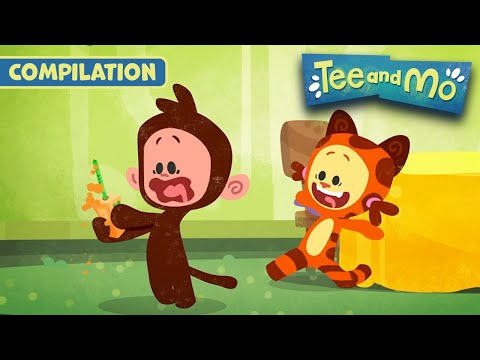 Tee Plays With His Friends! | Tee and Mo 🐒 COMPILATION 🙈 20+ MINUTES