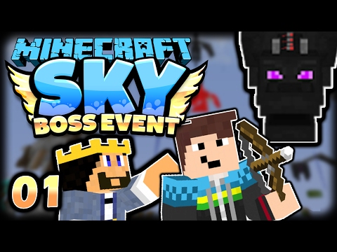 BOSS EVENT im GOMMEMODE ☁ #01 Minecraft SKY BOSS | CoRRoNa