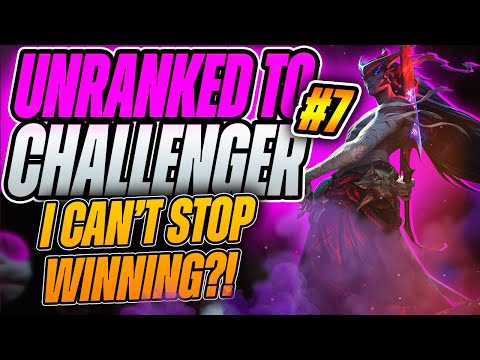 UNRANKED TO CHALLENGER EP: #7 ~ I CAN'T STOP WINNING?! - League of Legends