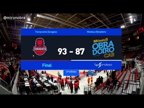 L.ACB 17/18 J19 Tecnyconta Zaragoza Vs Monbus Obradoiro