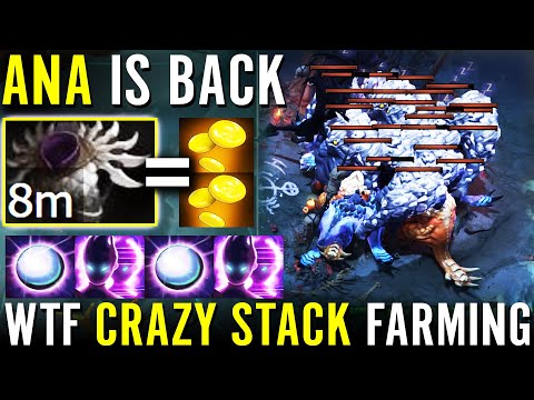 ANA [Spectre] 8min Blade Mail!!! NEW CRAZY WAY Farm Stacking RAMPAGE Fountain Dive Dota 2 Pro Carry