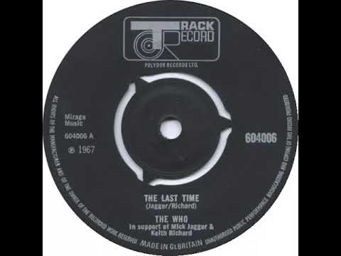 UK New Entry 1967 (186a) The Who - The Last Time