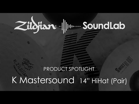 Brand New Zildjian K0909 K Series 14" Mastersound Hi-Hat Cymbals for Drums image 2