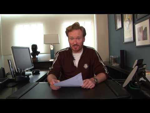 Conan Reveals His Halloween Costume! | Team Coco