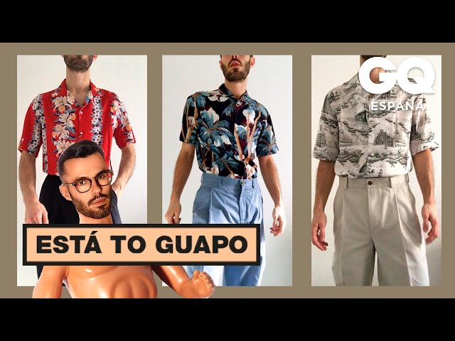 Vídeo relacionado con ZTPOWQA Camisa hawaiana ligera de manga corta con estampado de mando de videojuegos para hombre, para verano, playa, vacaciones, Negro, M