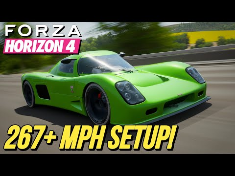 FORZA HORIZON 4 : 267+ MPH Ultima GTR Setup!