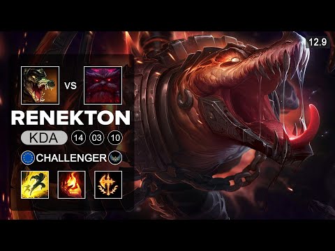 Renekton vs Ornn Top - EUNE Challenger - Patch 12.9 Season 12