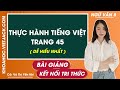 Thực hành tiếng việt trang 45 Ngữ văn lớp 8 Kết nối tri thức