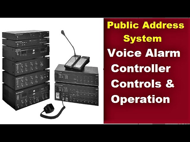 Public Address System - Voice Alarm Controller System Repair & Service ...