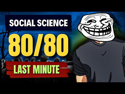 SST Last minute Do or Die Strategy 🔥| Class 10 | Social science 