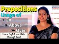 Prepositions Usage Of ON ABOVE And OVER 167 By Malar Through Tamil Kaizen English