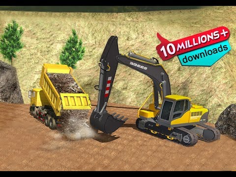 Heavy Excavator Crane - City Construction Sim Video
