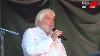 Talk mit Rüdiger Warnecke (Bündnis 90 / Die Grünen) beim DGB-Sommerfest in Frechen