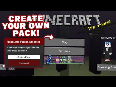 How To Create YOUR OWN Custom Texture Pack For Minecraft Xbox! Bedrock Tweaks Custom Texture Packs!