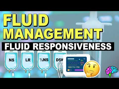 Does your patient need fluid? Fluid Responsiveness - Fluid Management
