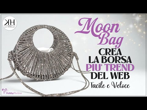 Create the hottest bag on the web! 🤩 "Moon Bag" with Rhinestone Cord - Quick and Easy ✨