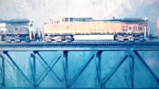 preview picture of video 'Ice Fishing and Norfolk Southern w/ BNSF'