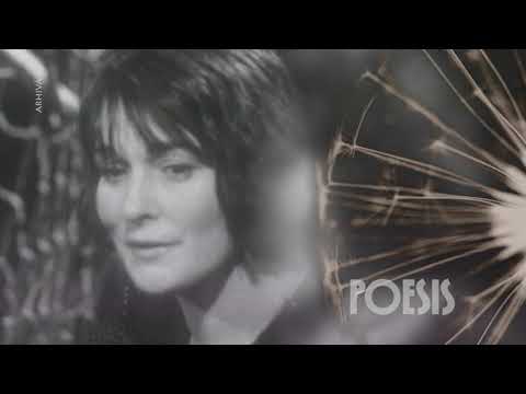 Maria Ploae recitând poezii de George Bacovia (@Arhiva TVR)